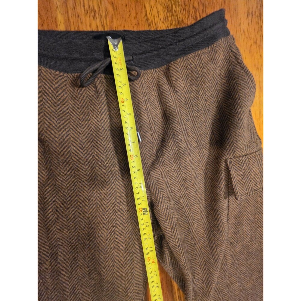 Banana Republic Mens XL Wool Blend Twill Cargo Jogger Pants Dark Spiced Rum EUC - Picture 5 of 10